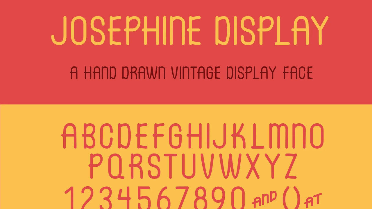 Josephine Display Typeface